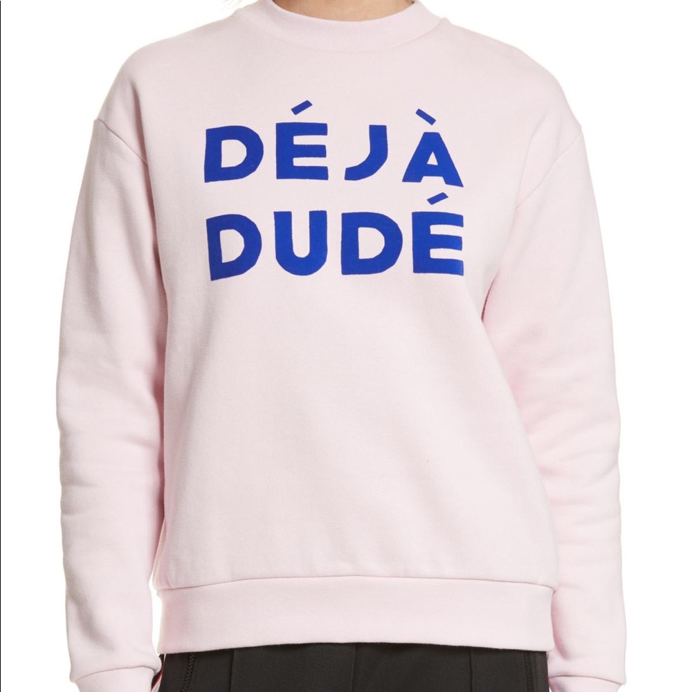 Être Cécile “Déjà Dudé” cotton sweatshirt